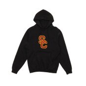 USC Trojans Team Trojan Black SC Interlock Tackle Twill Fleece Pullover Hoodie